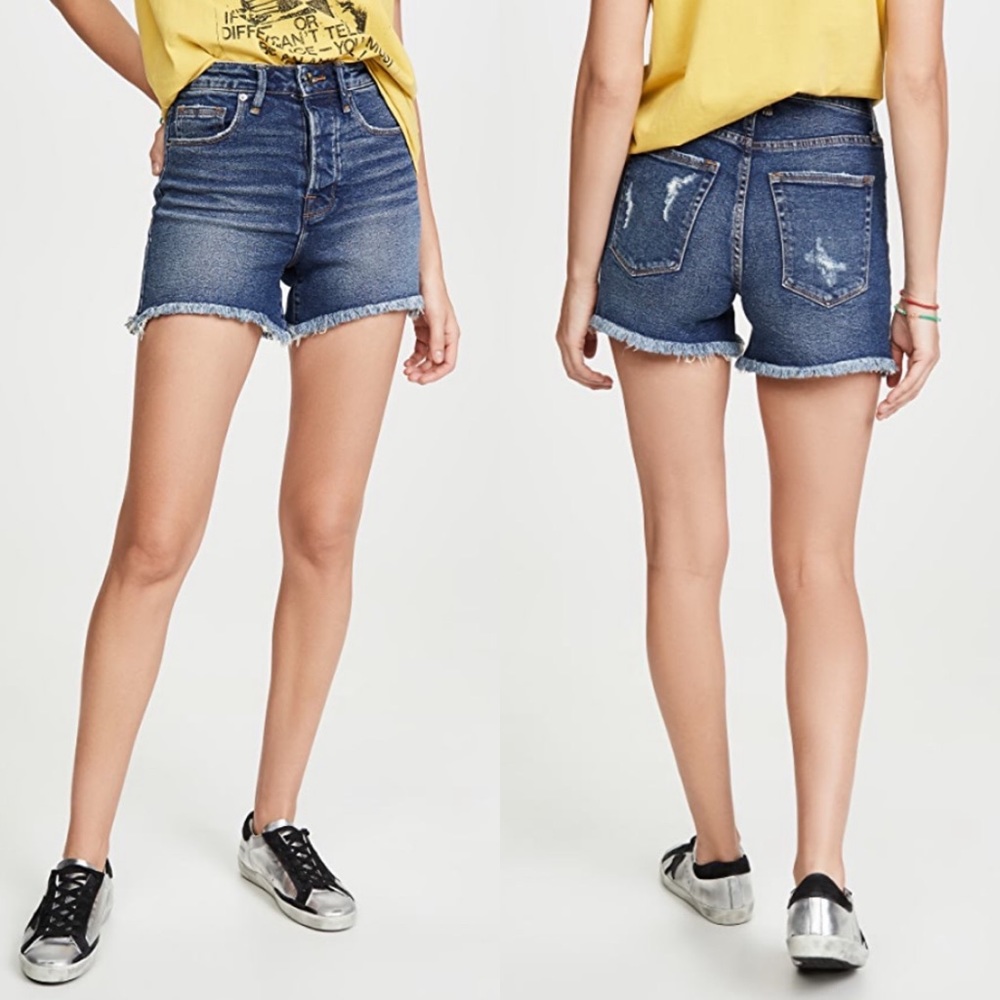 Good American Bombshell Shorts, size 27